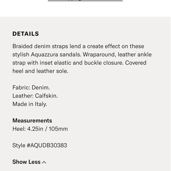 Aquazurra Tyra Sandal - Picture 7 of 8